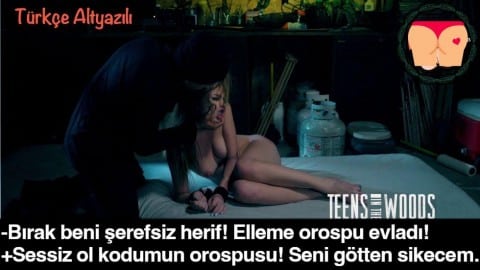 dağ evinde sevgilisine zorla