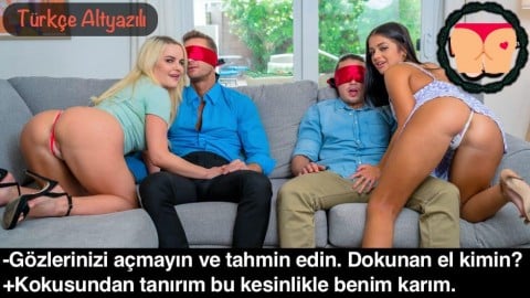 Gözlerini Bağlayıp Pürüzsüz Amını Yaladı