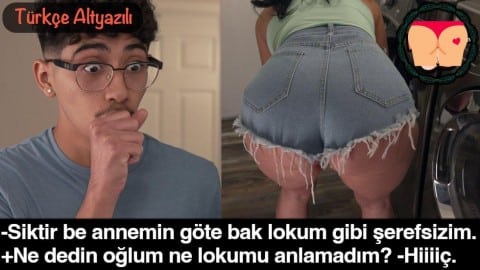 Kırmızı İç Çamaşırları İle Aşırı Derecede Tahrik Ettikten Sonra Önümde Eğilip Yanan Amcığını Söndürmemi İstedi
