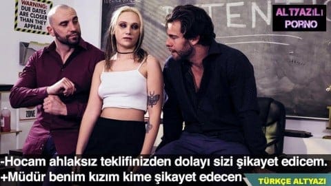 Müdür Disiplinli üniversiteli Kızı öğretmeniyle Sikiyor