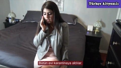 Üvey Annesiyle Aynı Evde Karantinaya Alındı