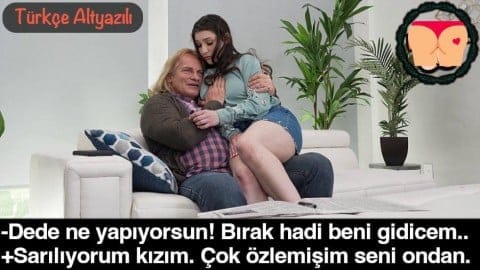 yaşlı kadına fena elliyor